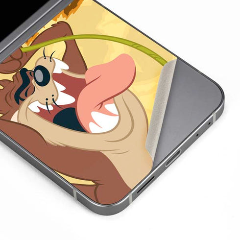 Looney Tunes Tasmanian Devil Rope Swing Galaxy Z Flip6 Skin